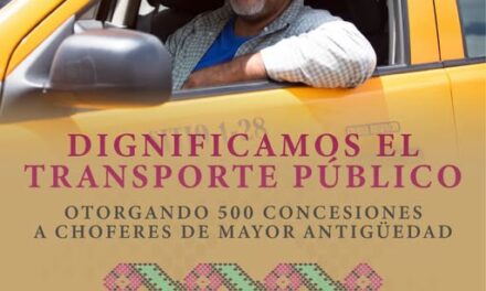 ¡500 CONCESIONES PARA CHOFERES CON MAYOR ANTIGÜEDAD!