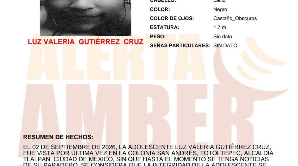 ¡AYÚDANOS A ENCONTRARLA!