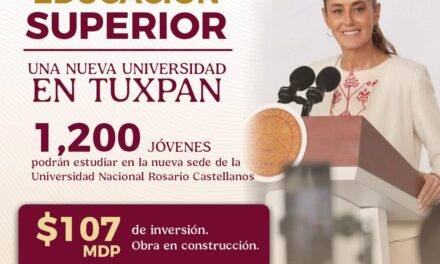 ¡TUXPAN TENDRÁ NUEVA SEDE DE LA UNIVERSIDAD ROSARIO CASTELLANOS!