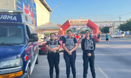 ¡UNIDAD MÉDICA TÁCTICA BRINDA APOYO EN VAQUE RUN!