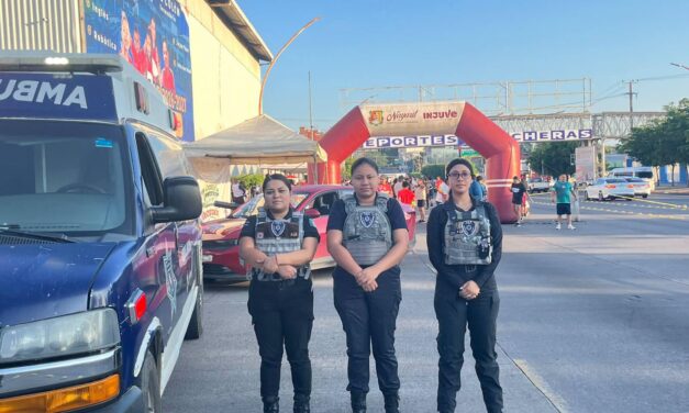 ¡UNIDAD MÉDICA TÁCTICA BRINDA APOYO EN VAQUE RUN!