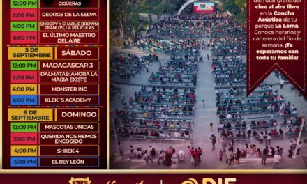 ¡CINE GRATIS EN LA LOMA! DISFRUTA EN FAMILIA ESTE FIN DE SEMANA
