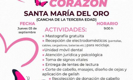 ¡SANTA MARÍA DEL ORO, EL CORAZÓN DE NAYARIT LLEGA CON SERVICIOS GRATUITOS!