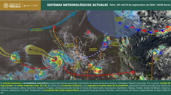 ¡NAYARIT TENDRÁ LLUVIAS MUY FUERTES Y ALTAS TEMPERATURAS HOY!