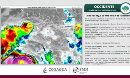 ¡LLUVIAS INTENSAS Y RACHAS DE VIENTO DE HASTA 80 KM/H!