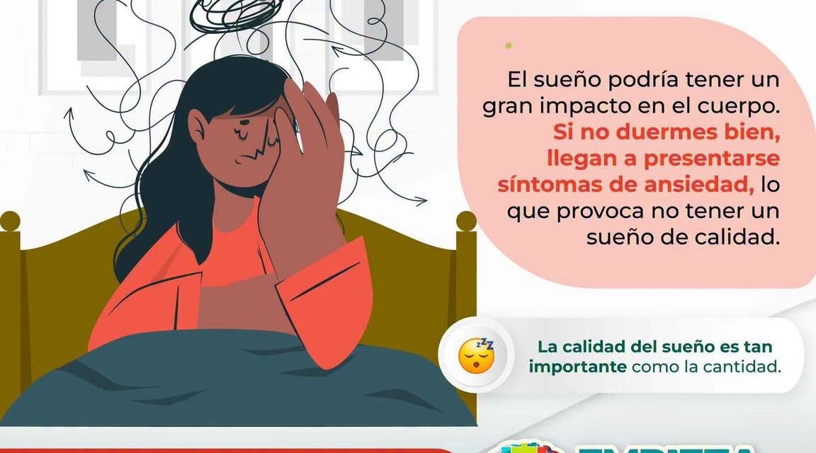 ¡DORMIR BIEN TAMBIÉN ES CUIDAR TU SALUD MENTAL!