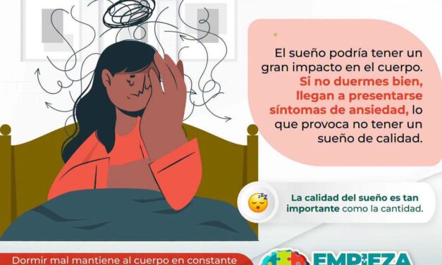¡DORMIR BIEN TAMBIÉN ES CUIDAR TU SALUD MENTAL!