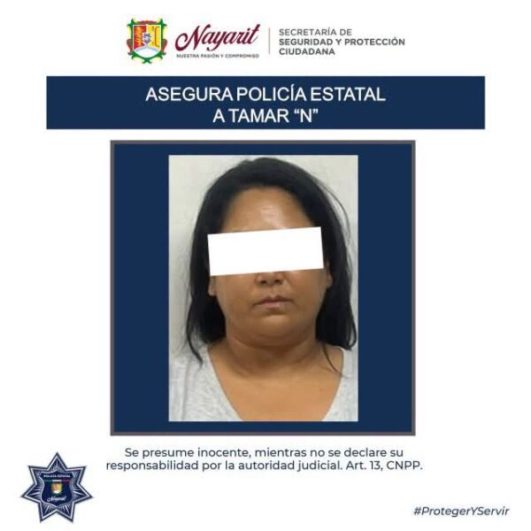¡CUATRO PERSONAS SON ASEGURADAS EN TEPIC!