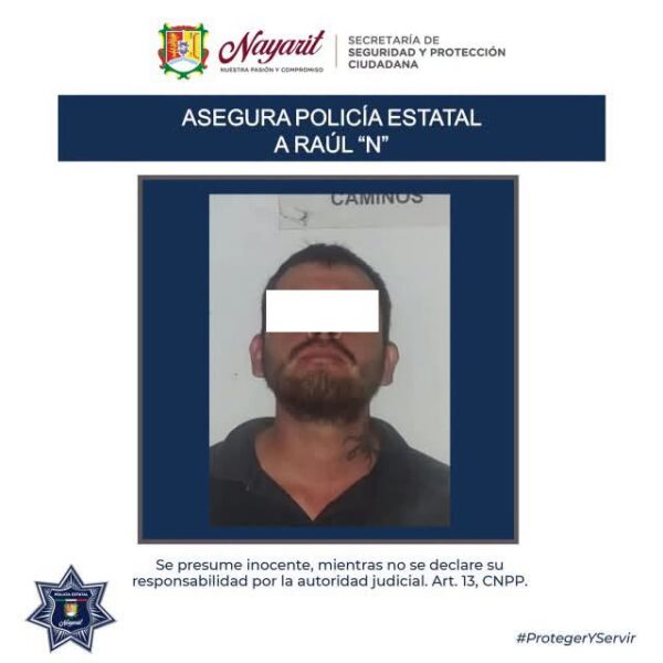 ¡POLICÍA ESTATAL ASEGURA A UNA PERSONA POR CONDUCIR EN ESTADO DE EBRIEDAD!