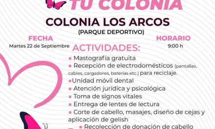 ¡LATIDANDO EN TU COLONIA LLEGA A LOS ARCOS CON APOYOS Y SERVICIOS GRATUITOS!