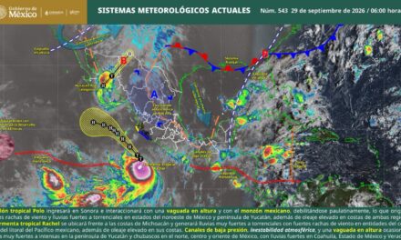 ¡PRONÓSTICO DE LLUVIAS INTENSAS PARA NAYARIT Y EL PACÍFICO CENTRO!