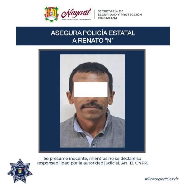SSPC ASEGURA A DOS PERSONAS POR PRESUNTO ROBO EN TEPIC