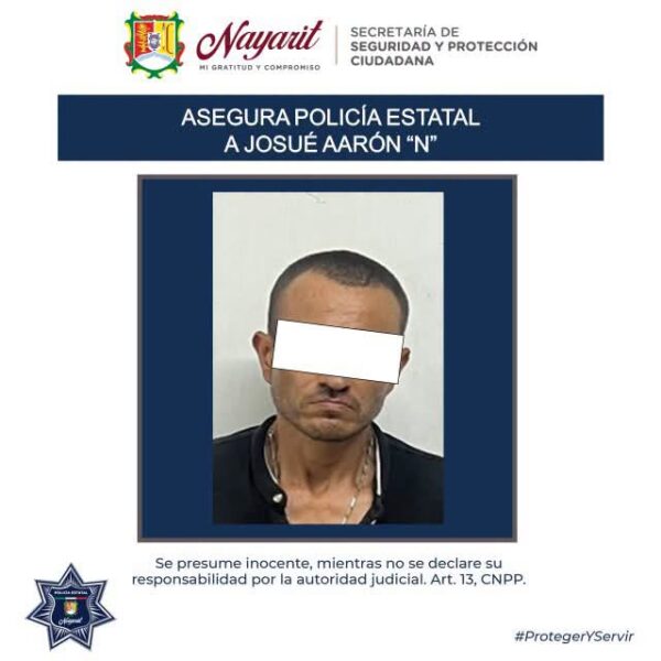 SSPC ASEGURA A CUATRO PERSONAS POR PRESUNTO ROBO EN TEPIC
