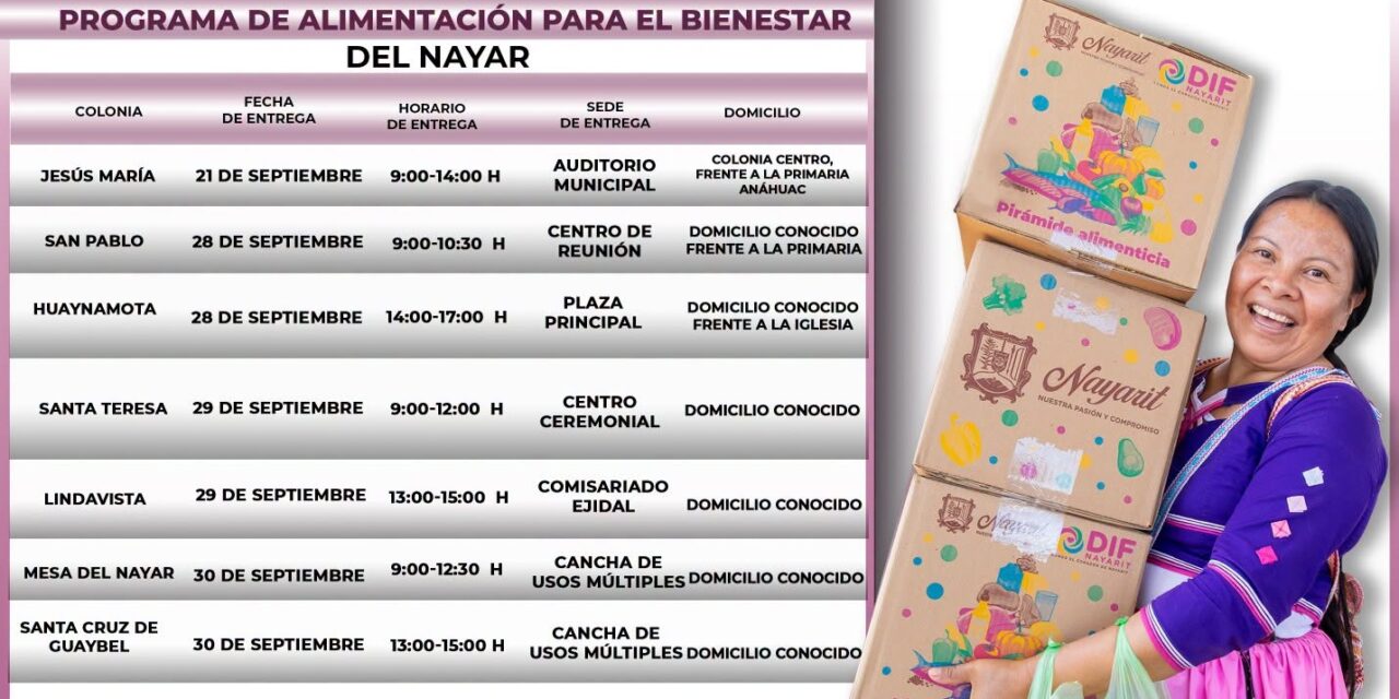 ¡YA PUEDES CONSULTAR EL CALENDARIO DEL PAB!