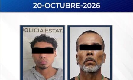 ¡ASEGURAN A DOS PERSONAS POR VIOLENCIA FAMILIAR!