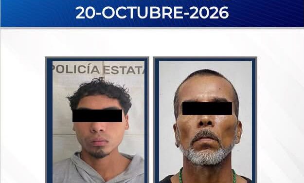 ¡ASEGURAN A DOS PERSONAS POR VIOLENCIA FAMILIAR!