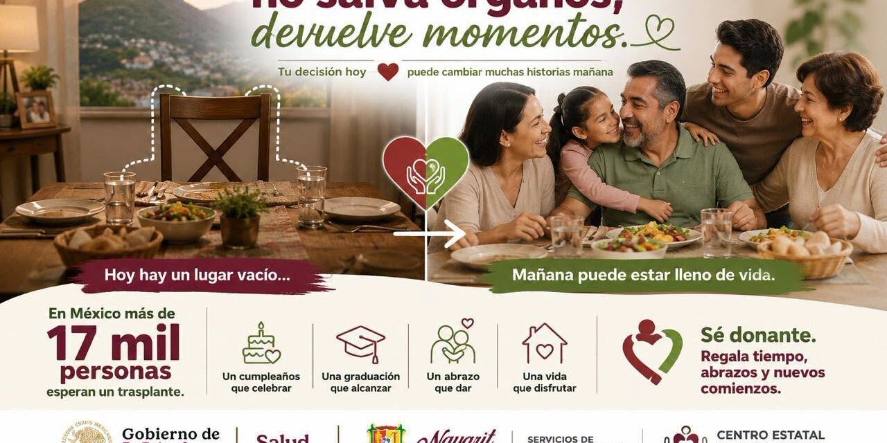¡DONAR ÓRGANOS ES REGALAR UNA NUEVA OPORTUNIDAD DE VIDA!