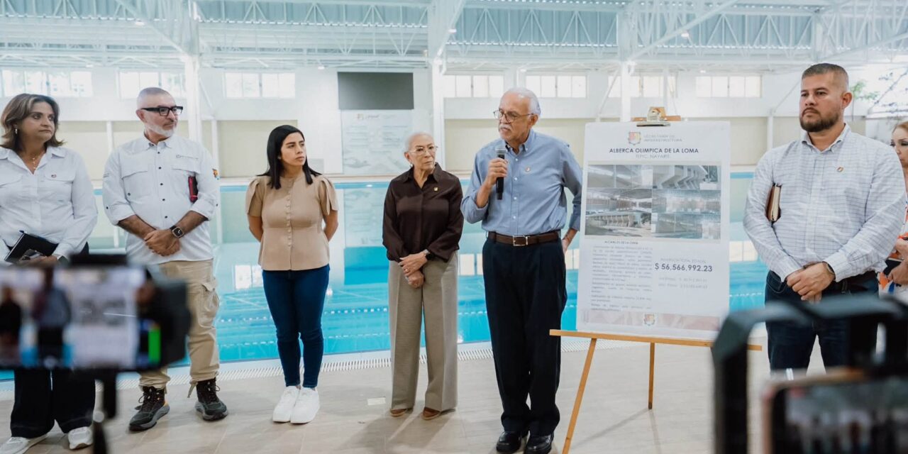 ¡RENUEVAN LA ALBERCA OLÍMPICA DE LA LOMA CON MÁS DE $56 MILLONES!