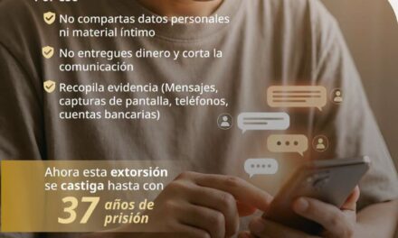¡NO CAIGAS EN LA EXTORSIÓN! DENUNCIA AL 089