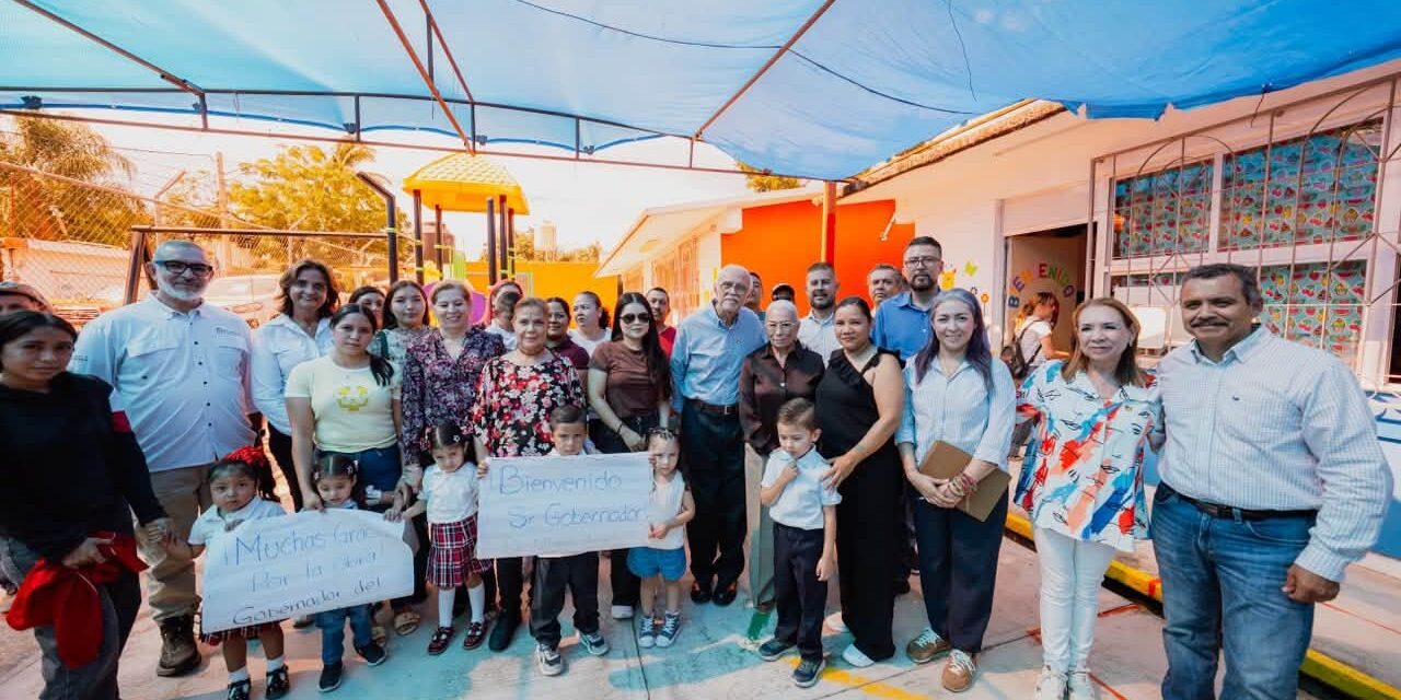 ¡RENUEVAN EL PREESCOLAR NAYARE EN EL AHUACATE PARA BENEFICIO DE LA NIÑEZ!