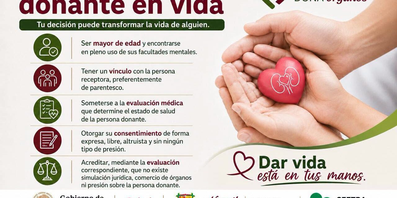 ¡UNA DECISIÓN PUEDE SALVAR HASTA 7 VIDAS! DONA TUS ÓRGANOS
