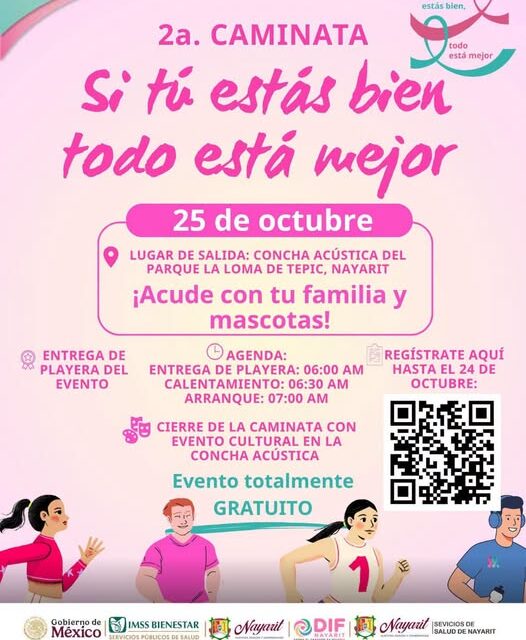 ¡ÚNETE A LA 2.ª CAMINATA POR LA PREVENCIÓN DEL CÁNCER!