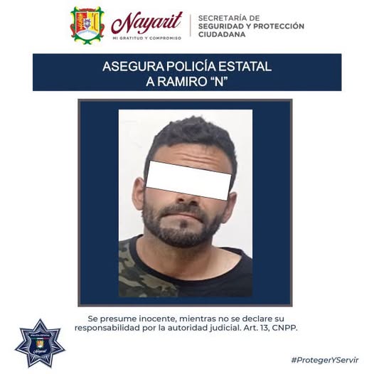 ¡POLICÍA ESTATAL CUMPLE ORDEN DE APREHENSIÓN POR PRESUNTO ROBO!
