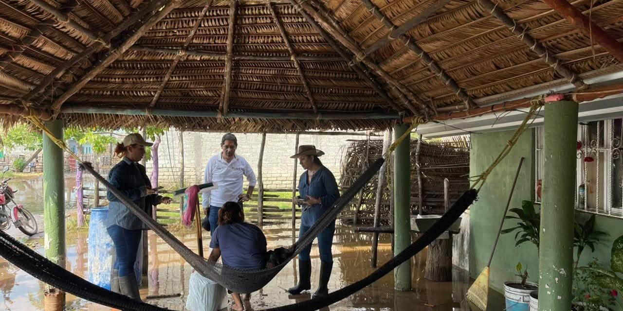 GOBIERNO DE NAYARIT Y DIF ESTATAL LLEVAN APOYOS A FAMILIAS AFECTADAS EN PALMAR DE CUAUTLA