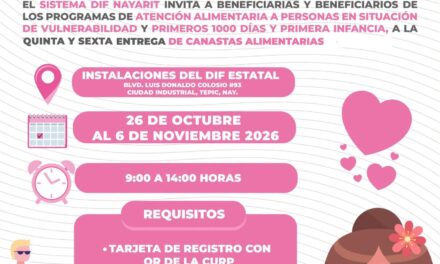 ¡DIF NAYARIT ENTREGA CANASTAS ALIMENTARIAS!