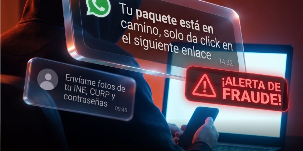¡NO ABRAS ENLACES SOSPECHOSOS NI COMPARTAS TUS DATOS!