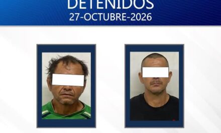 DETIENEN A DOS HOMBRES EN TEPIC CON PRESUNTA DROGA CRISTAL