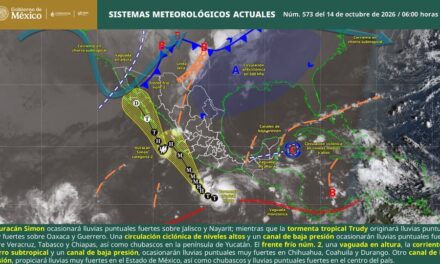 ¡NAYARIT MANTIENE LLUVIAS Y VIENTOS POR LA CERCANÍA DEL HURACÁN SIMON!