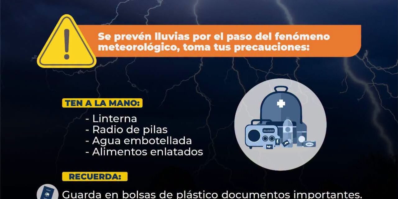 ¡PROTÉGETE DEL HURACÁN SIMON! SIGUE ESTAS RECOMENDACIONES DE SEGURIDAD