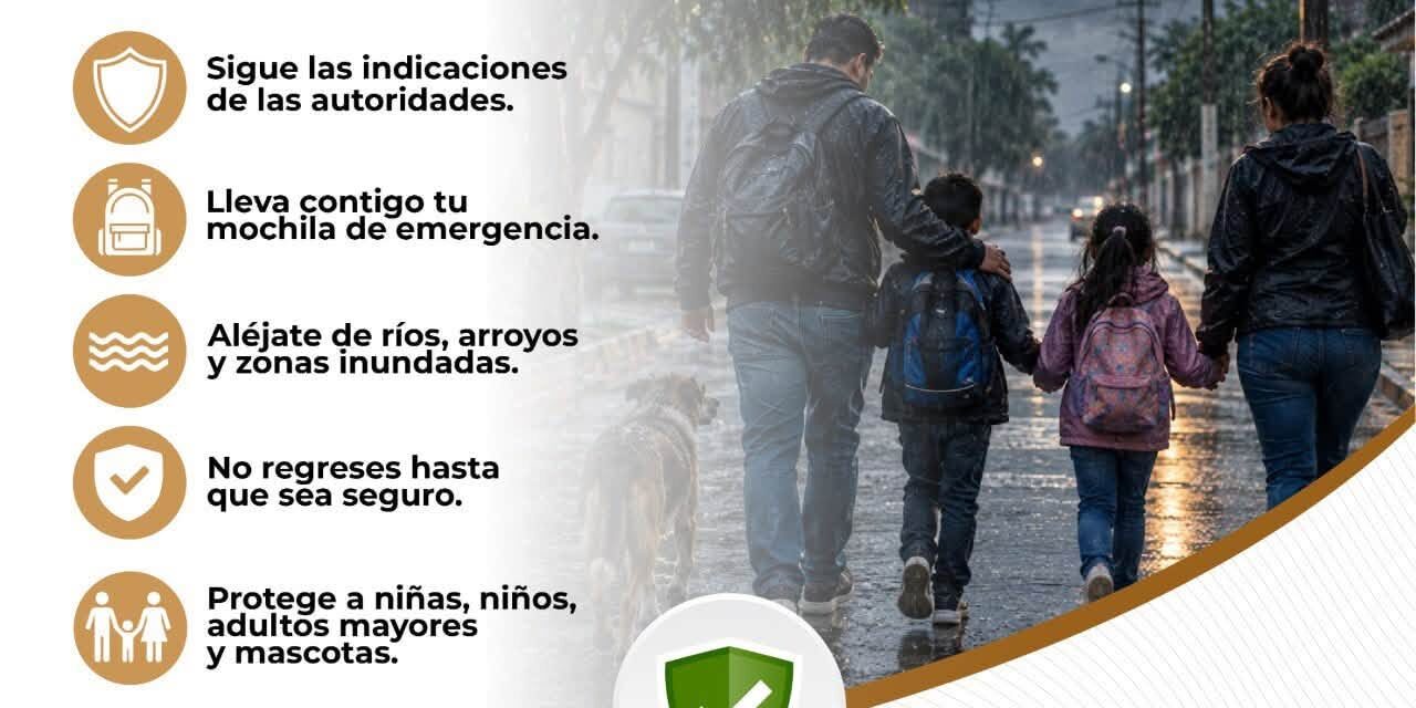 ¡ANTE EL HURACÁN SIMON, PREVENIR PUEDE SALVAR VIDAS! PROTEGE A TU FAMILIA