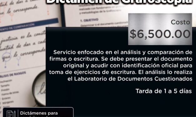 ¡DICTÁMENES PERICIALES CON VALIDEZ OFICIAL!