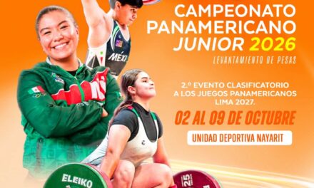 NAYARIT RECIBE EL CAMPEONATO PANAMERICANO JUNIOR 2026 DE LEVANTAMIENTO DE PESAS